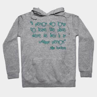 a person who longs milan kundera by chakibium Hoodie